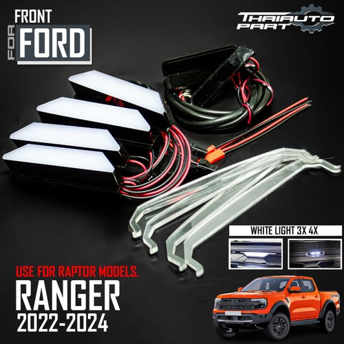 7pcs white light led front - white,