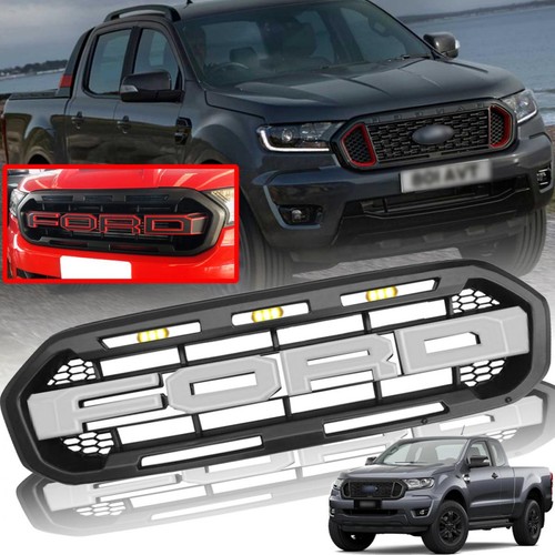 Grille front black white - black,