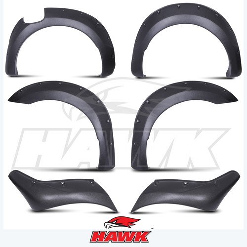 Black fender flare kit wide - black,