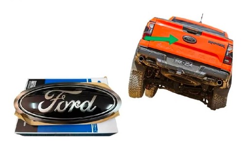 2026 ford black logo - ford, rear