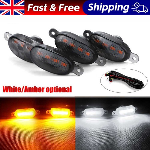 Amber white front - 4x, amber/white