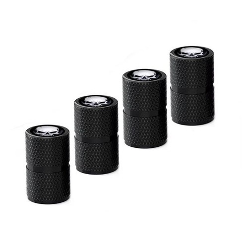 Valve dust caps - skull, a