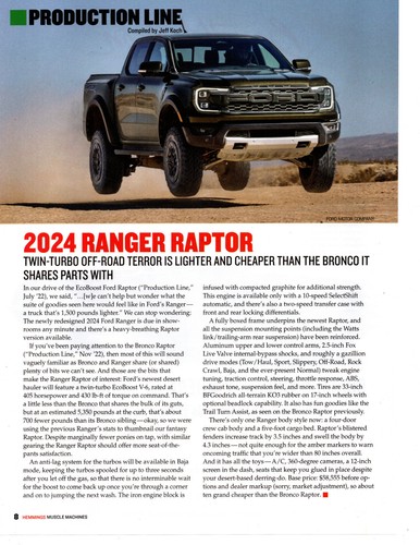 2024 ford ranger raptor pickup - 2024,