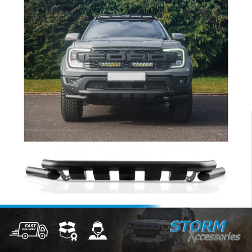 Black powder coat front - powder,