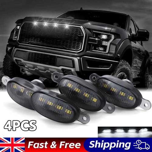Front grille led white - 4x,