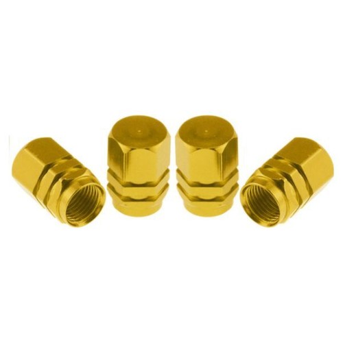 Valve dust caps gold - dust,