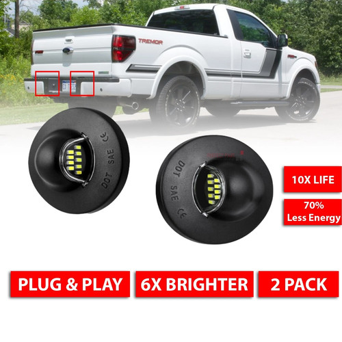 Led license plate light - 2x,