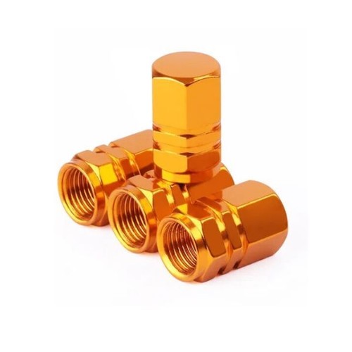 Valve dust caps orange - caps, for