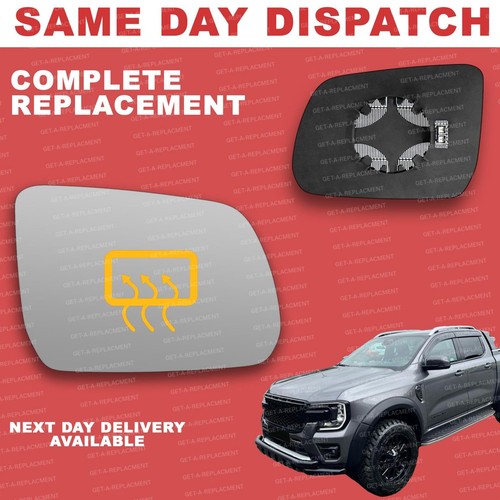 Left clip mirror glass ford - left,