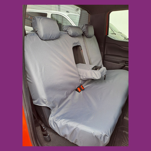 Tailored waterproof rear - rear, grey